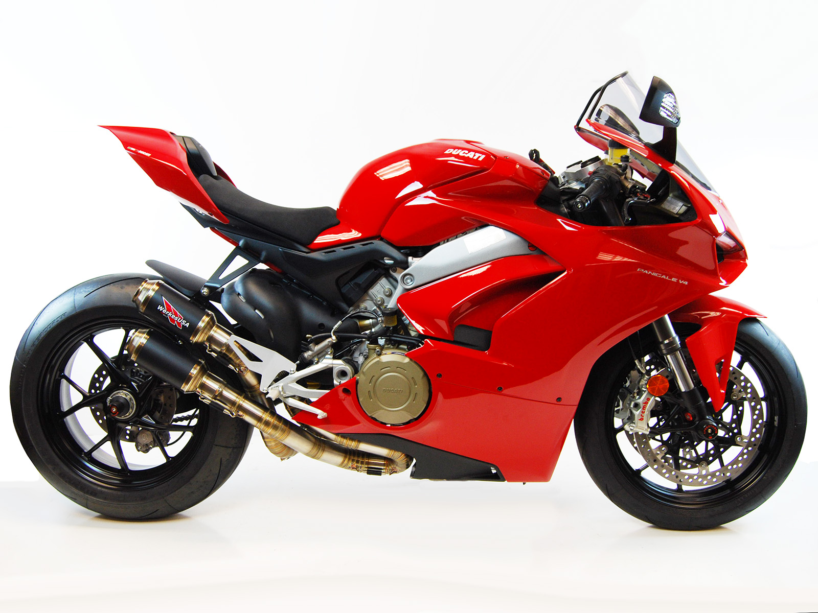 Competition Werkes GP RACE Slip-On Exhaust for the Ducati Panigale V4 / S / Speciale Competition Werkes GP RACE Slip-On Exhaust for the Ducati Panigale V4 / S / Speciale